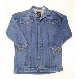 VTG Chore 80's East West American Beauties Denim Barn Coat Jean Jacket Women’s M